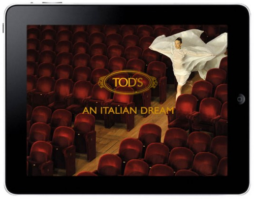 App Tod's per iPad, con il balletto de La Scala è "An Italian Dream"