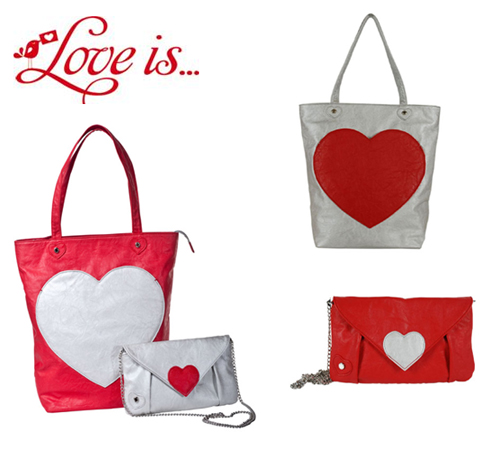 San Valentino 2011: shopper e borse Caleidos fra collezione e promozione Love is ...