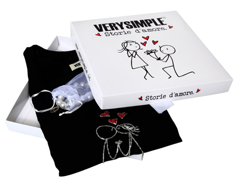 San Valentino 2011: amare è VerySimple. T-shirt e Storie d'Amore
