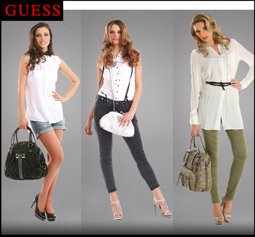 Guess e la camicia bianca: un must have trendy e sexy