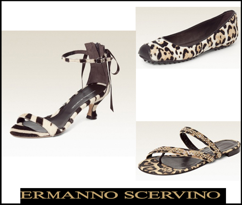 Ermanno Scervino e la sensualità delle scarpe con stampa animalier