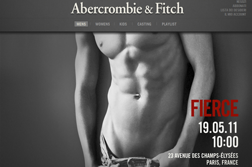 Abercrombie & Fitch p/e 2011: nuovo store a Parigi, una boutique a Roma e una linea di intimo. Novità o bufale?