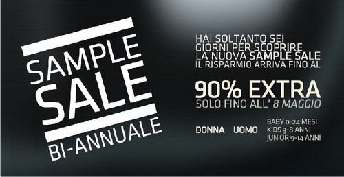 Yoox, sconti fino al 90% con Sample Sale