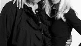 Margareta van den Bosch e Donatella Versace