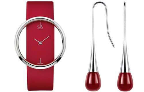 ck_orologio_orecchini_rossi