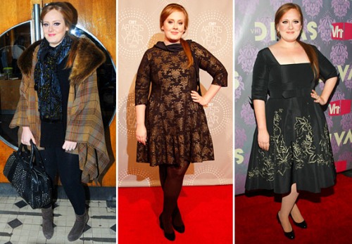 La cantante Adele veste Marina Rinaldi ai Music Awards tedeschi