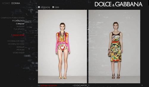 Dolce & Gabbana: nuovo store online con Yoox