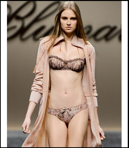 Lingerie animalier l'inverno hot di Blumarine!