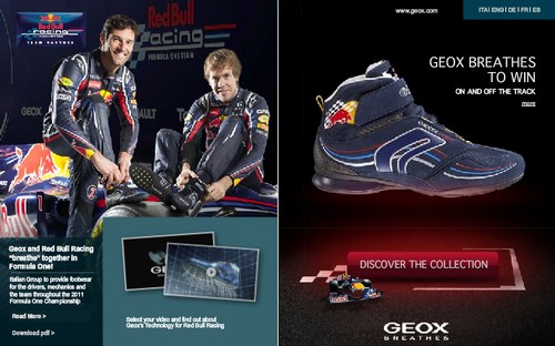 Geox Red Bull: temporary store nei magazzini Harrods