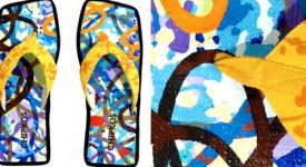 calzature eccentriche designer chipkos flip flop scarpe balletto christian louboutin