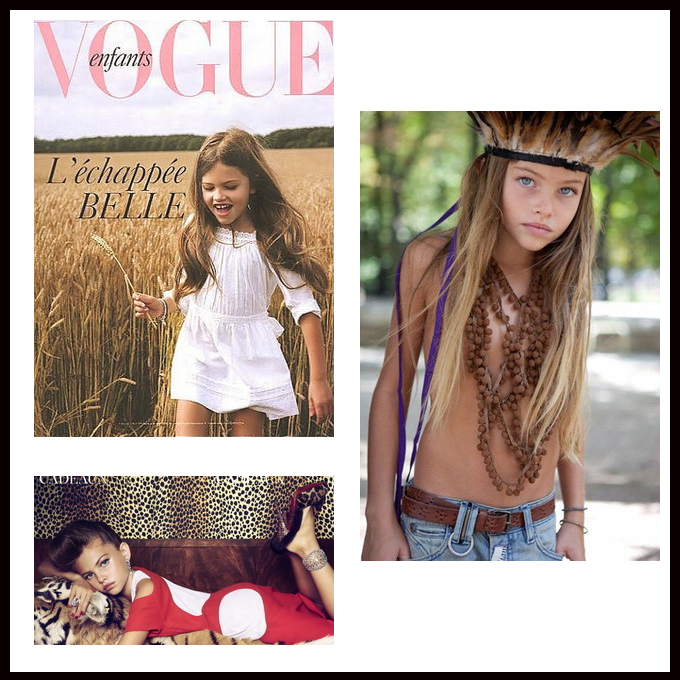 Thylane Loubry Blondeau vogue enfants