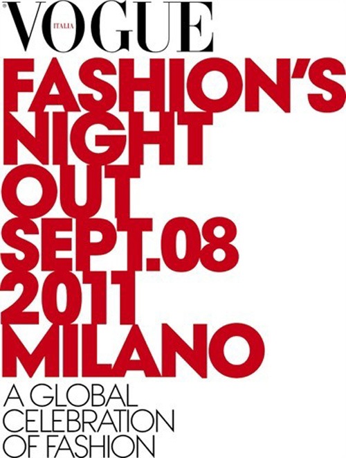 Shopping Bag Moschino per Vogue Fashion's Night Out