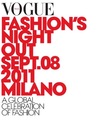 terza edizione vogue fashion's night out milano 8 settembre 2011