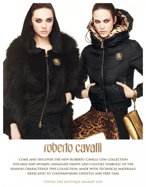 Roberto Cavalli Gym Collection: lo sportwear si fa glamour