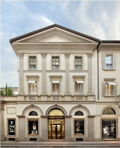 Nuovo store Louis Vuitton in Via Montenapoleone