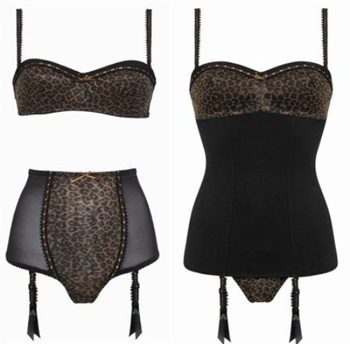 tendenza animalier collezione felina linea shaping intimissimi