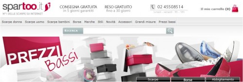 Shopping online: nuova collezione da Spartoo