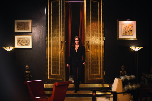 backstage immagini video spot opium yves saint laurent emily blunt