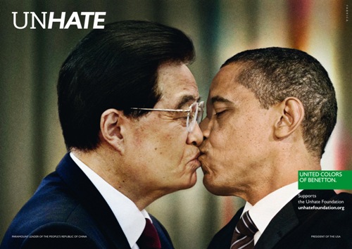 campagna istituzionale unhate Benetton