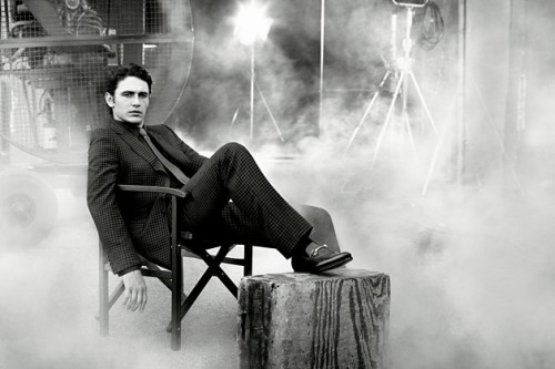 james franco testimonial Gucci made to measure campagna All the world's a stage tutto il mondo è un palcoscenico