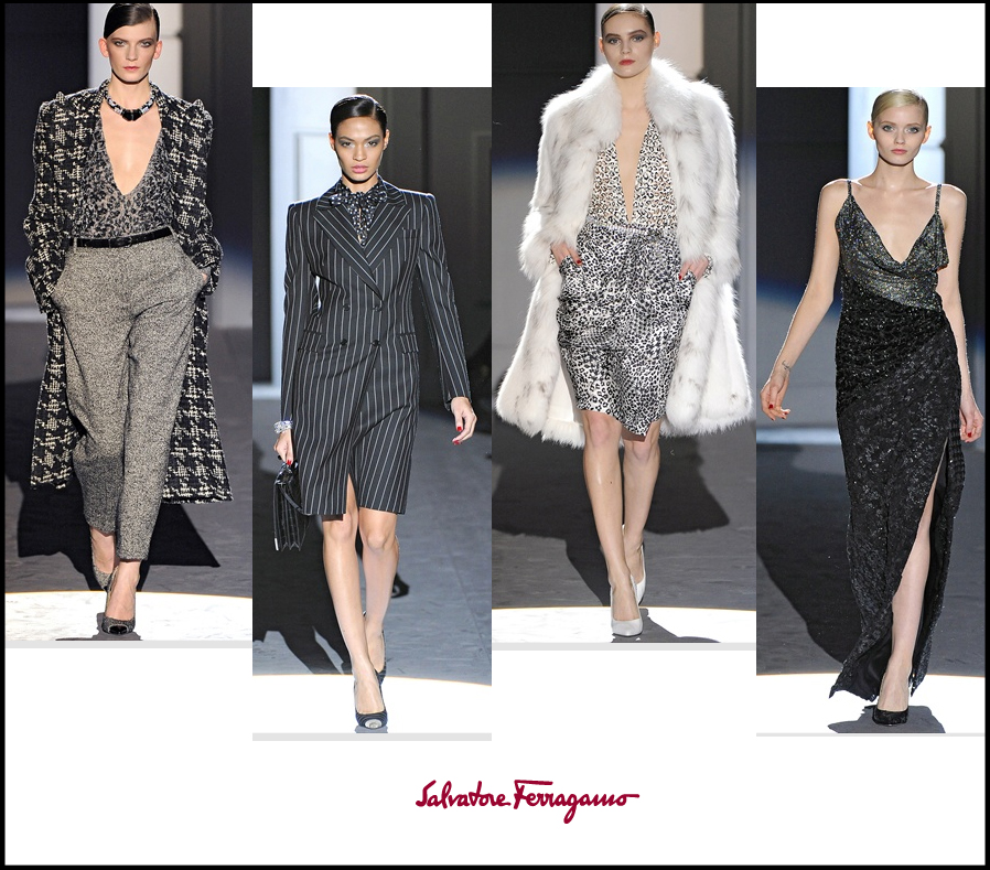 ferragamo immagini sfilata collezione autunno inverno 2011 2012