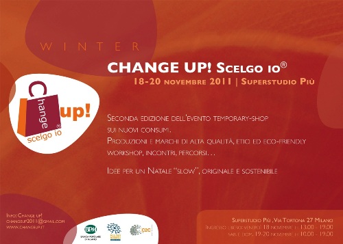 change up! scelgo io evento milano moda eco sostenibile eco friendly artigianale