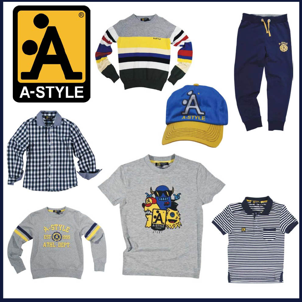 A-Style collezionebimbo estate 2012 felpe tshirt fumetti cappellini 