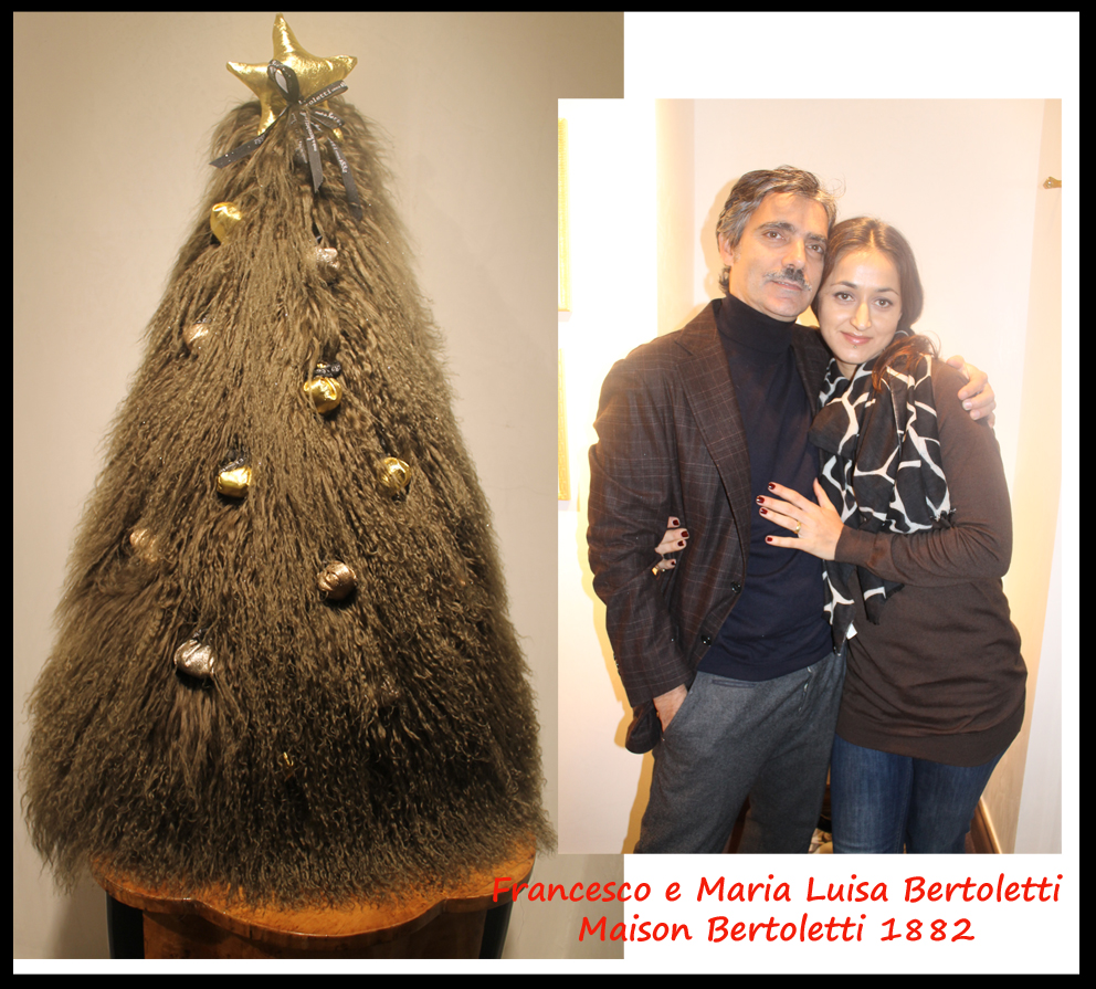 francesco bertoletti e maria luisa bertoletti natale cento alberi d'autore 2011