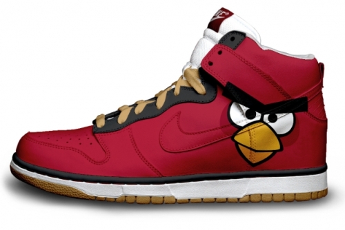 videogioco angry birds abito sneakers
