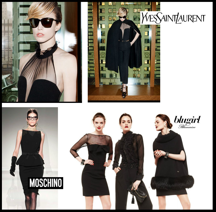 look capodanno abito nero little black dress