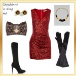 idee look capodanno rosso scarlatto