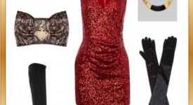 idee look capodanno rosso scarlatto