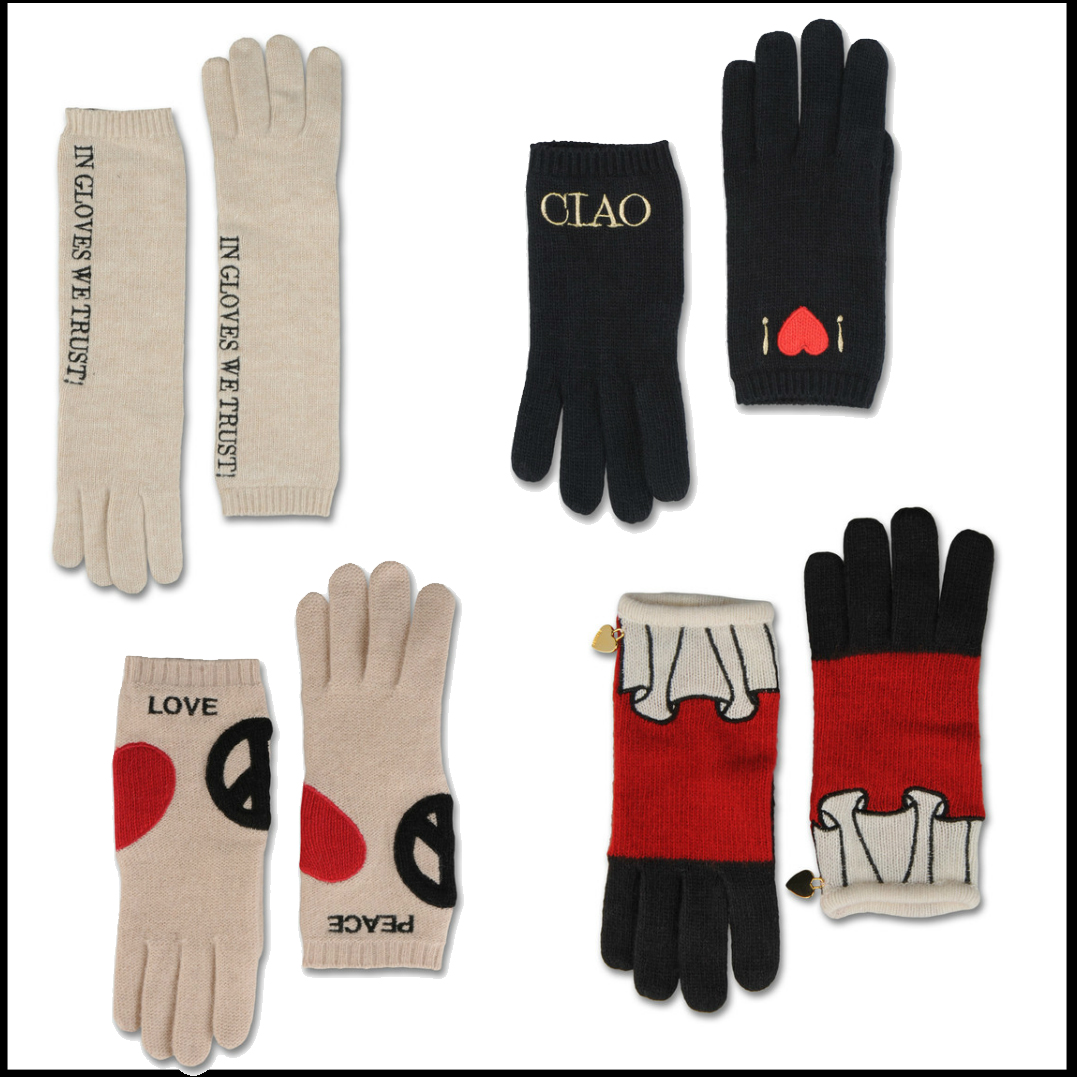 guanti moschino idea regalo natale 2011