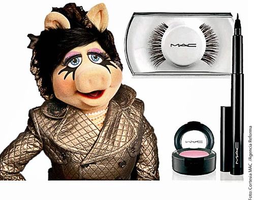 fashion icon cartoon miss piggy mac cosmetics