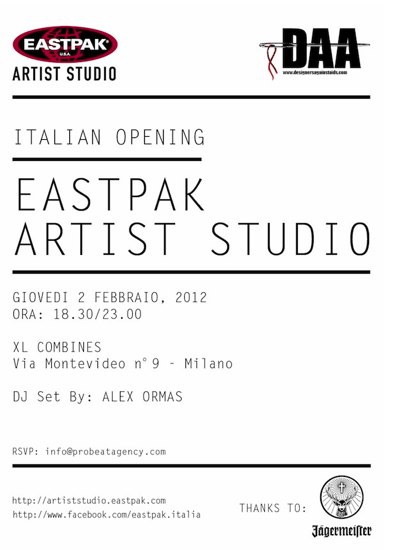 eastpak artist studio