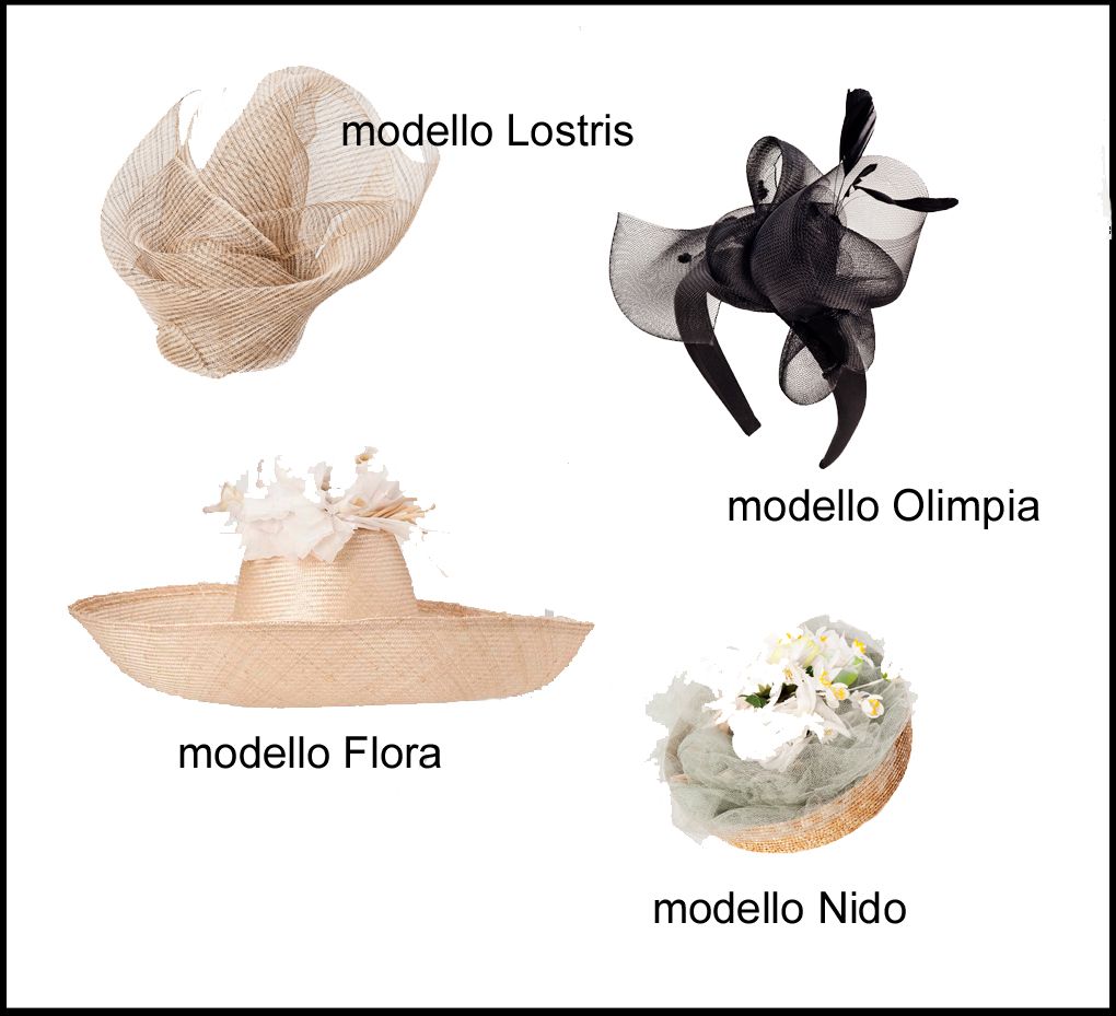 cappelli cerimoni cappelli giorno moda KREISICOUTURE modelli