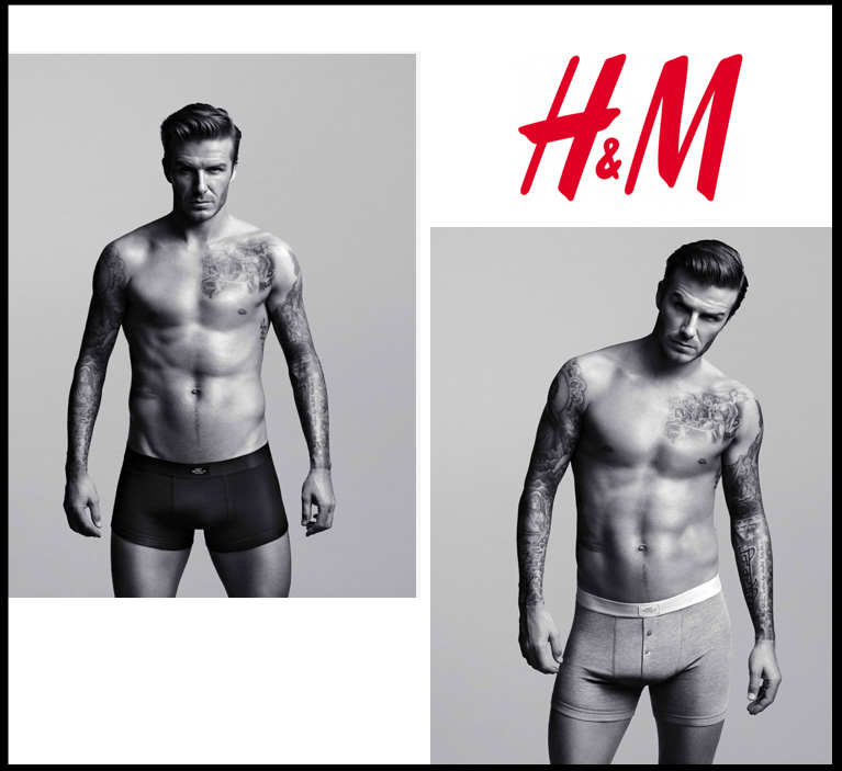 david beckham collezione uomo intimo h&m