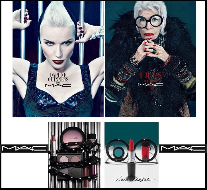 MAC Cosmetics omaggia le fashion icon Iris Afpel e Daphne Guinness 