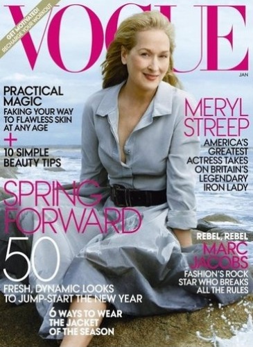 meryl streep copertina vogue amerca gennaio 2012