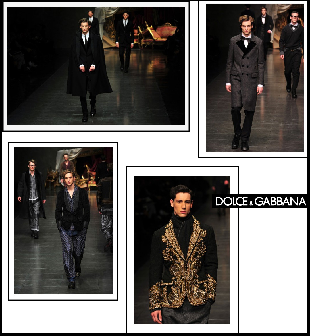 milano moda uomo dolce & gabbana autunno inverno 2012 2013