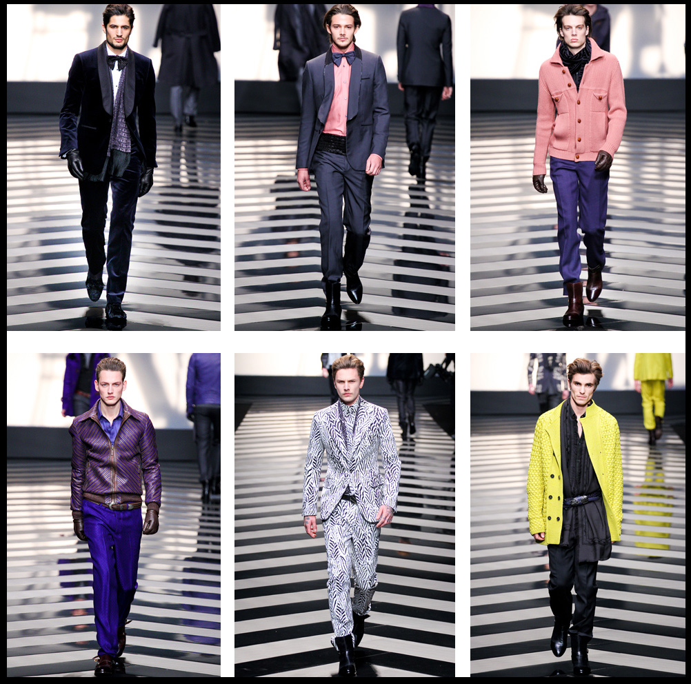 Roberto Cavalli a/i 2012-2013 a Milano Moda Uomo