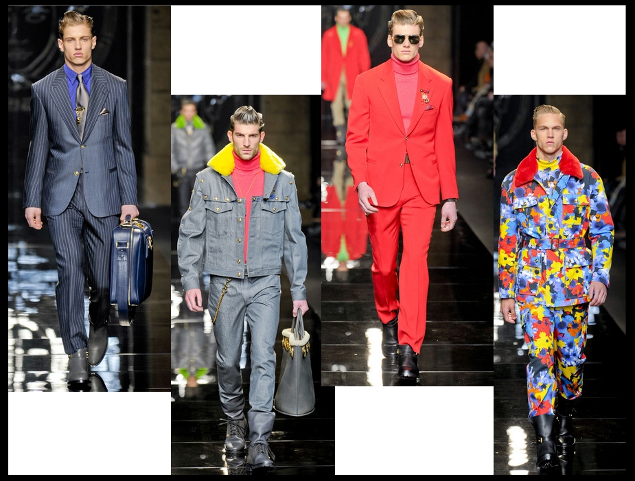 versace autunno inverno milano moda uomo 2012 2013