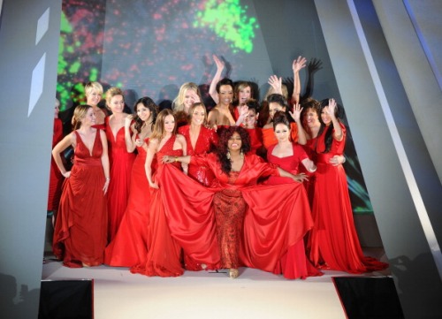 The Heart Truth's Red Dress Collection 2012 Fashion Show lotta patologie cardiache
