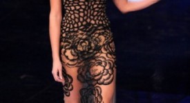ivana mrazova vestiti look sanremo 2012