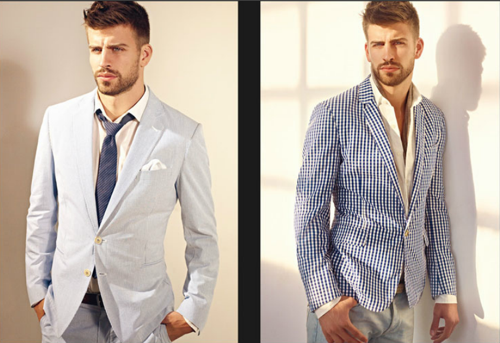 Gerard Piqué modello per la linea uomo di Mango