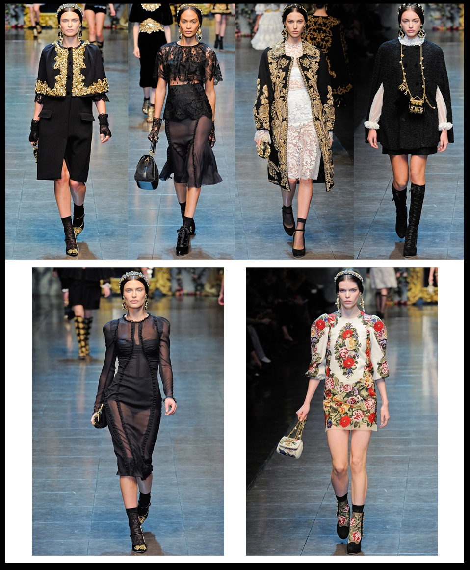 dolce & gabbana collezione autunno inverno 2012 2013 