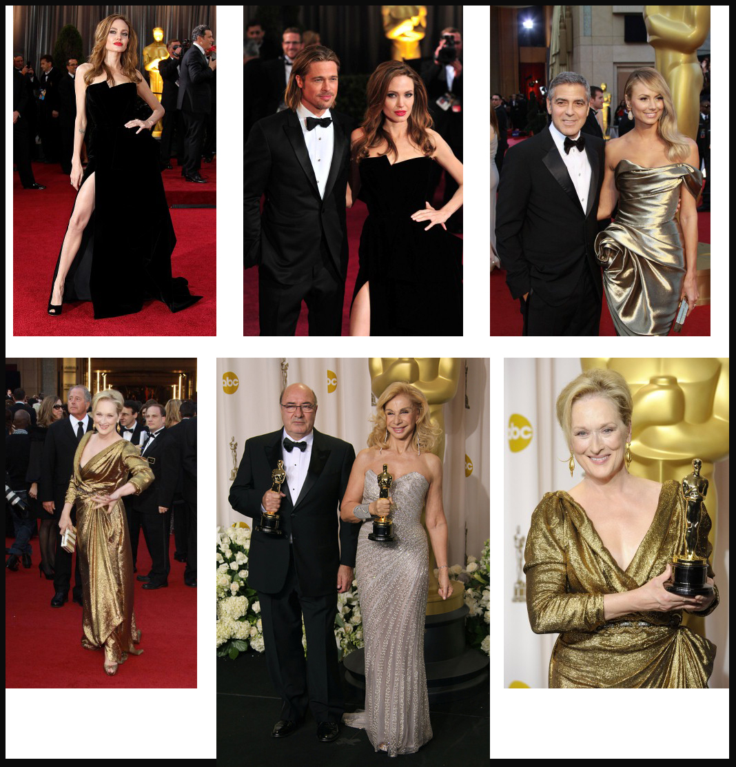 look oscar 2012 red carpet meryl streep sarli francesca lo schiavo