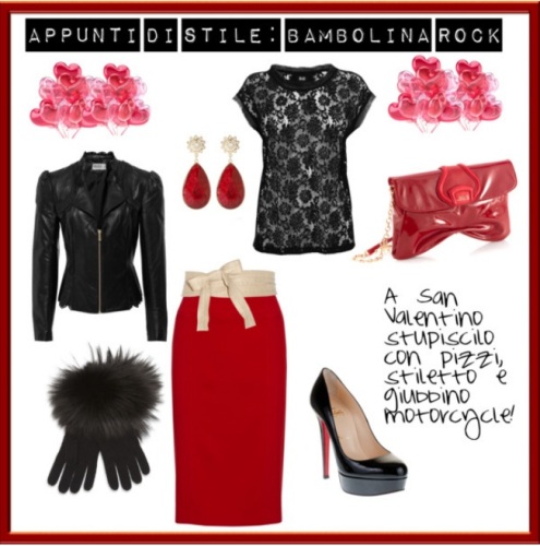 Idee look per San Valentino 2012: romantica bambolina rock