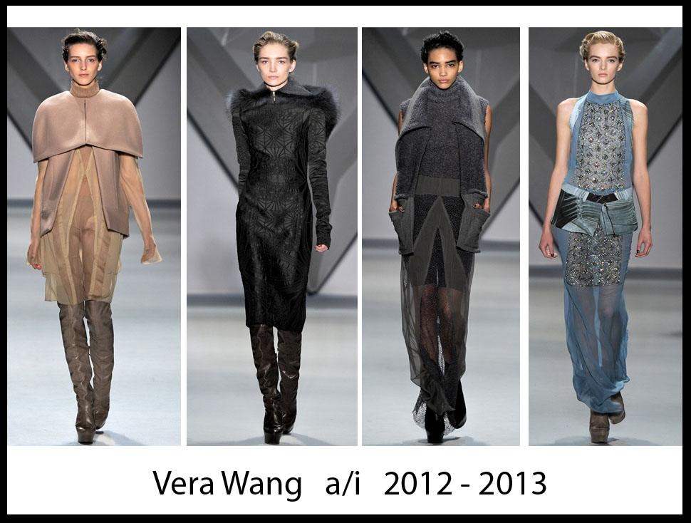 New York Fashion Week 2012: l'inverno romantico e strong di Vera Wang
