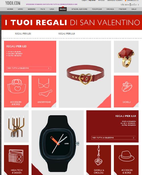 San Valentino 2012: i migliori siti web dove fare acquisti